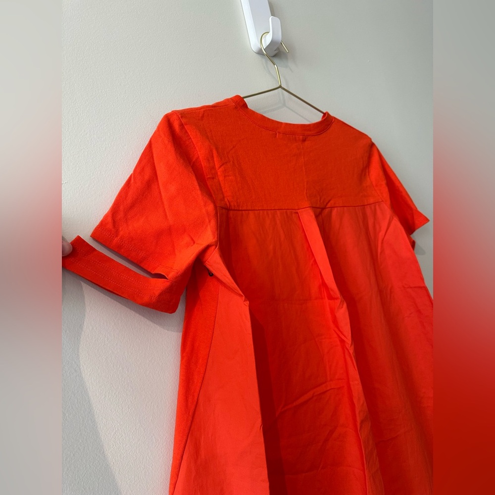 After Market Chic Orange High-Low Tunic Top size Small. New without tag - Picture 4 of 4